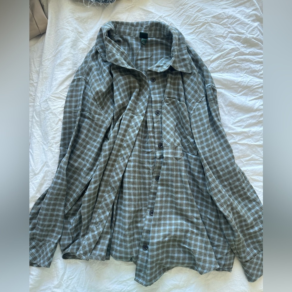 oversized fit flannel